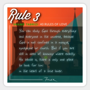 40 RULES OF LOVE - 3 Magnet